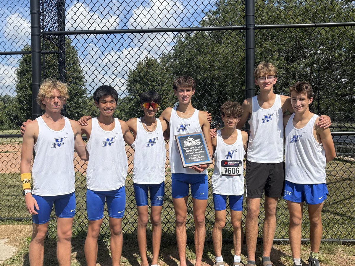 SCNCrossCountry's tweet photo. ⭐️⭐️Harvey Meet Chanpions⭐️⭐️

💫Sam Hill - Race Champion 
💫Miles Dill - 4th place 
💫Logan Hitchings - 7th place 
💫Christian Enger - 10th place 
💫Ansh Patel - 12th place
💫John Tanig - 15th place https://t.co/9ky8p0Z8i8