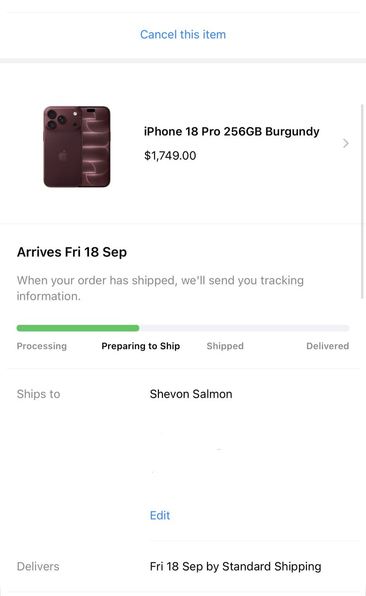its_shevi's tweet photo. I’m ready for my Burgundy iPhone 18 Pro Max 🍇 https://t.co/JuRExg0Idg
