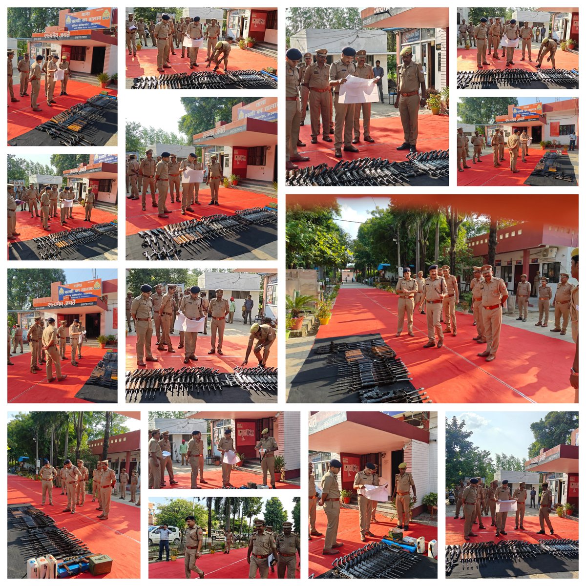 dcp_north's tweet photo. #ADCP_NORTH 🚨🚔👮♂️महोदय द्वारा थाना बीकेटी का अर्धवार्षिक निरीक्षण किया गया। सलामी गारद की सलामी के उपरांत जीडी, अभिलेखों, हेल्प डेस्क, साइबर डेस्क, शस्त्रागार एवं थाना परिसर का निरीक्षण कर आवश्यक दिशा-निर्देश दिए गए।
@lkopolice @AmitKAnandIPS https://t.co/4lHggB1jn2