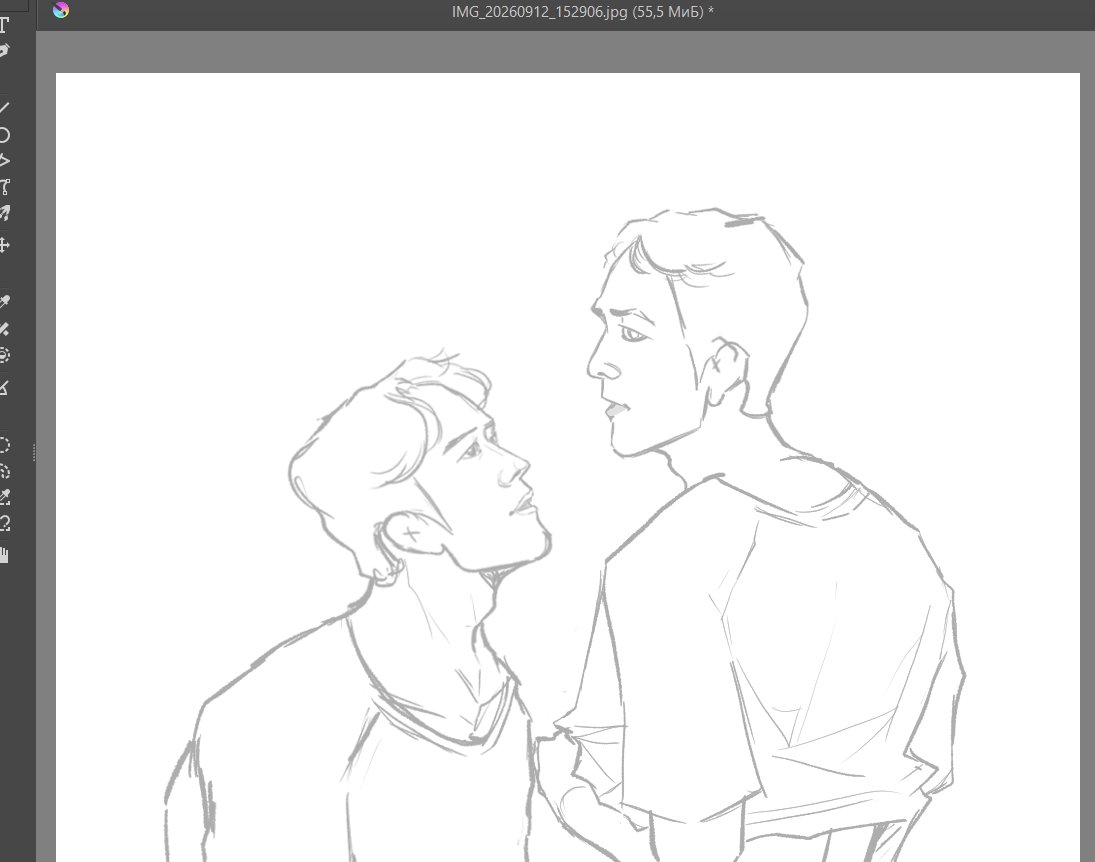 AniraSOReilly's tweet photo. This goofy adoring look at the best twink in the world🥺 #inhun WIP https://t.co/KMwrvoWqwf