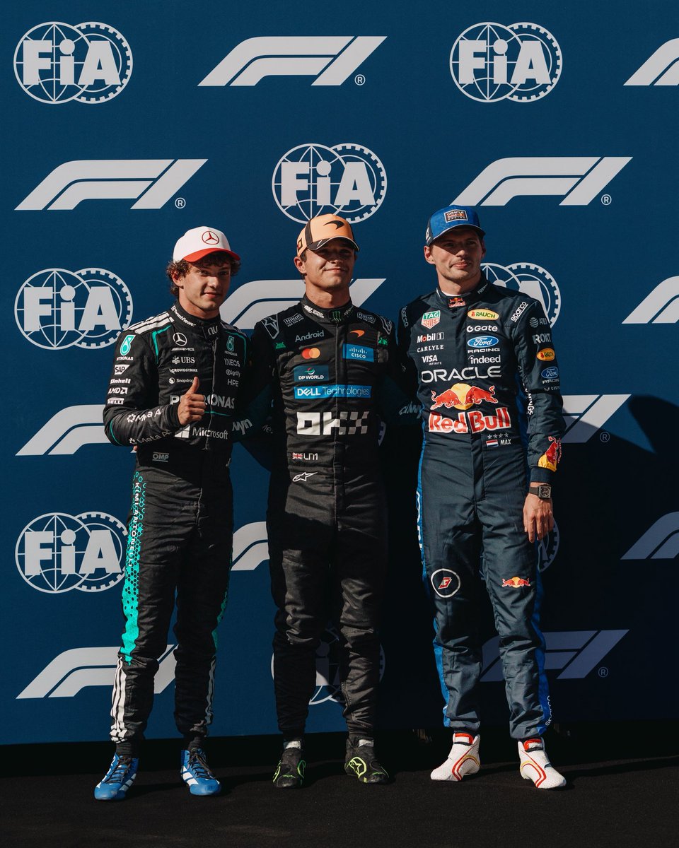 Max33Verstappen's tweet photo. Not bad at all. Let’s see what the race brings 💪 https://t.co/r6Rf9lo9f6