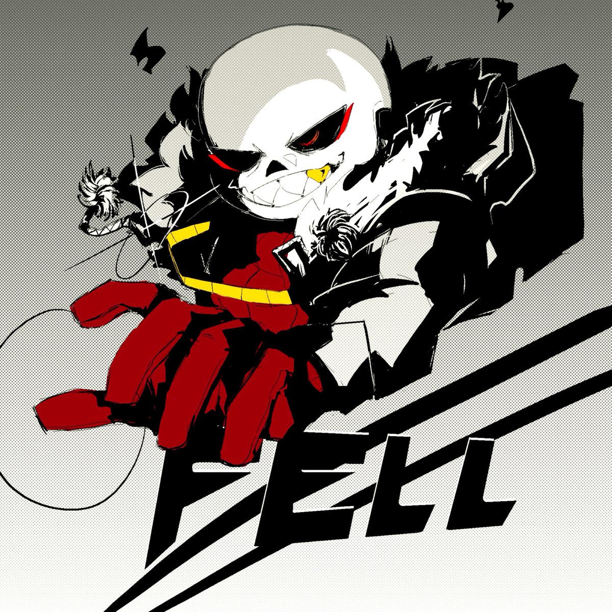 scarletbonez's tweet photo. ㅤ

𝄻 Fell doesn't even turn around. His eye flares a violent red as his magic slams down, forcing a massive wave of heavy gravity to pin them directly to the floor. 𝄼

*  Don't mix me up with those hacks ,  buddy .  If you wanna dance . . .  I'll give ya a real GOOD TIME .

ㅤ https://t.co/HXuYn8BYkw
