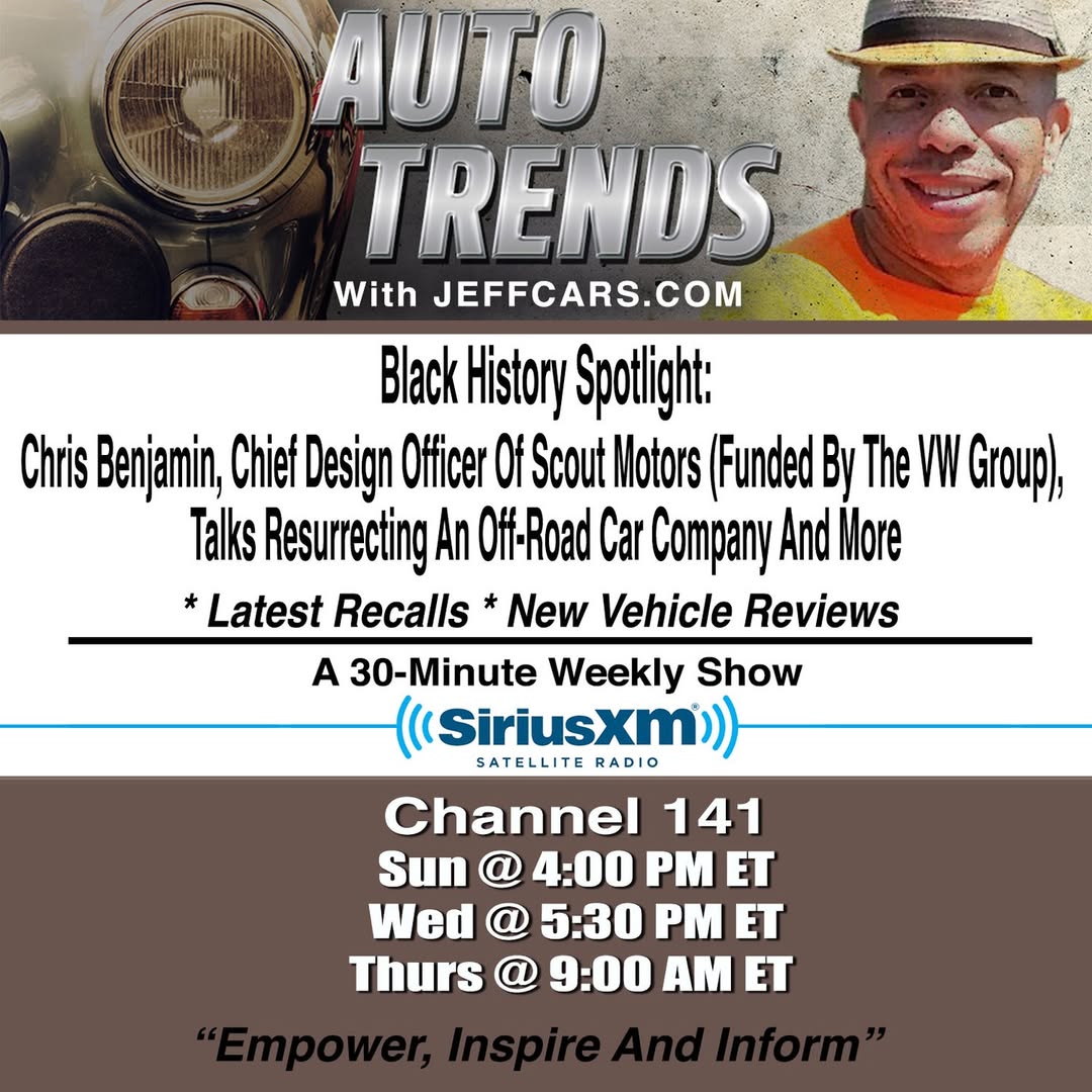AmadaFilaseknh's tweet photo. Chris Benjamin, Scout Motors’ Head Designer, joins Auto Trends to discuss what’s next. Airs Wednesday and Thursday on 141. https://t.co/cXMEqKk3ld
