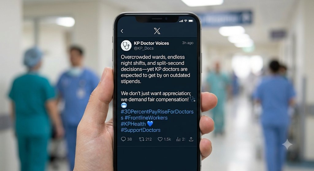 Dr_Parivash's tweet photo. Healthcare cannot survive on burnout and empty promises. 15% is a compromise; 30% is our demand. KP Government, treat your doctors with the dignity they earn every single day! 
#30PercentPayRiseForDoctors https://t.co/atIwODzpNu