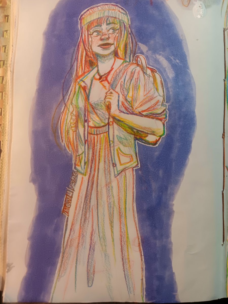 melon3803's tweet photo. rainbow pencil <3 
#art #traditionalart #sketch #sketchbook #mixedmedia #rainbow #rainbowpencil https://t.co/ywW9cKrFTd