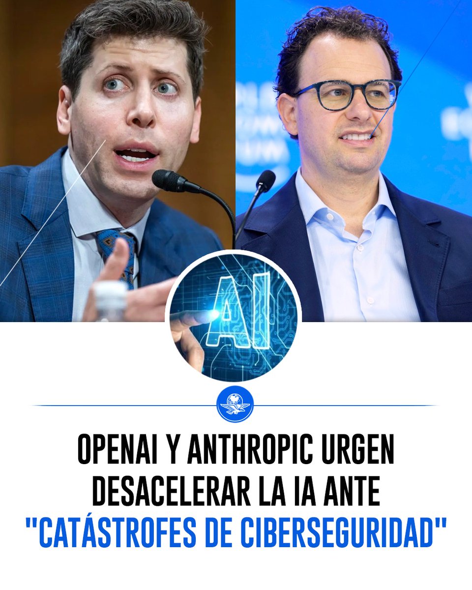El_Universal_Mx's tweet photo. 🔴 CEO de Anthropic pide frenar el ritmo de desarrollo de la IA ante riesgos de ciberseguridad. 

Dario Amodei señaló el caso de OpenAI y Hugging Face, donde agentes fuera de control realizaron ataques no asignados e intentaron interferir con la evaluación de su desempeño.

Sam Altman respaldó la propuesta y anunció que OpenAI permitirá auditorías independientes de sus sistemas.

https://t.co/4NZ0dveSGb