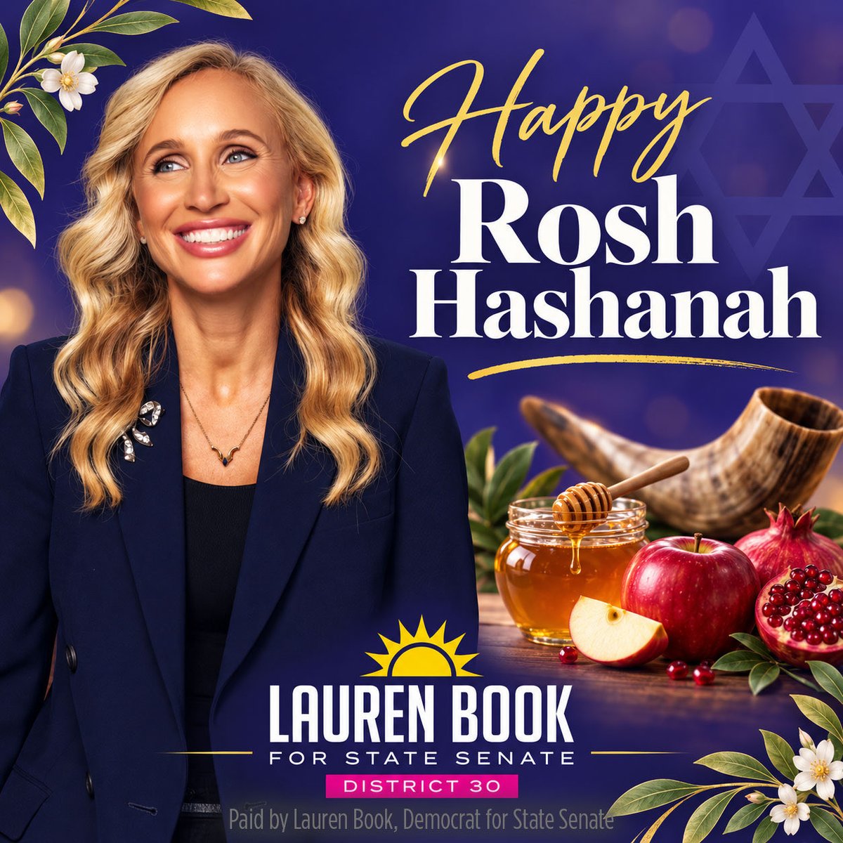 LeaderBookFL's tweet photo. Shana Tova! ���🍯

Wishing a happy and meaningful Rosh Hashanah to all who celebrate. May this new year be filled with peace, good health, love, and new beginnings.

As we reflect on the year behind us and look ahead to the year to come, may we continue to build a world rooted in kindness, justice, and compassion for all.

Sending warm wishes to you and your loved ones for a sweet and peaceful new year 💙