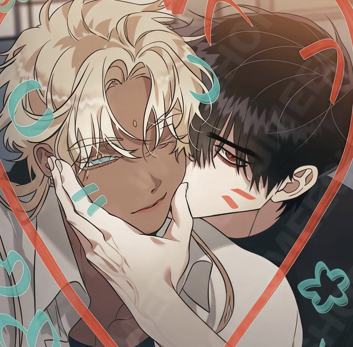 jaedanluvr's tweet photo. tei’s love language is apparently biting shuraka https://t.co/BS5FbB6W6Z