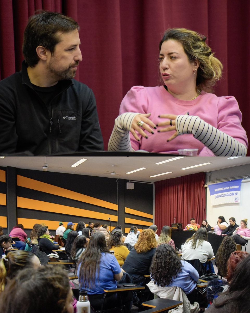 nkreplak's tweet photo. Participamos del 6to Encuentro Plurinacional de Gordes, un espacio que pone en agenda debates que también interpelan profundamente al sistema de salud. Gracias a su organización y participantes, por la militancia y debate que nos obliga, especialmente a quienes tenemos responsabilidades de gestión, a escuchar, reflexionar y revisar nuestras propias prácticas.

Necesitamos aprender nuevas maneras de mirar la salud. Pensar los cuerpos y sus contextos, discutir la patologización y la medicalización, e investigar para incorporar otras variables que nos permitan comprender la salud de las personas sin tener al peso como única medida.

Construir un sistema de salud más justo también implica animarnos a revisar nuestras propias miradas, reconocer sus sesgos y transformarlas.
