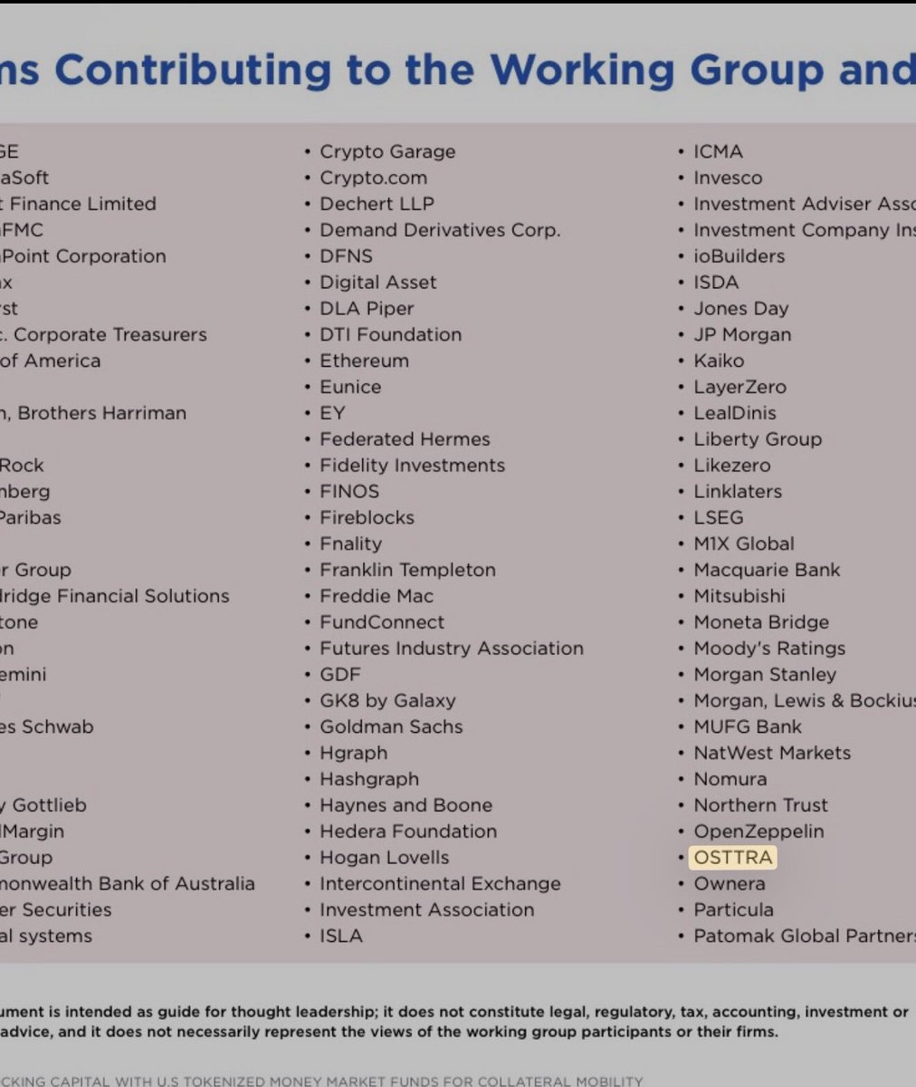 Francis73leal's tweet photo. Pay attention at who is in the Room. ISDA🤔Ripple, Osttra🤔. ISDA/GDF/OWNERA U.S. TMMF Sandbox, ISDA,Ripple, Osttra, Bank of England synchronization  Lab and CME😉 #ripple #xrp #isda #bankofengland #osttra #cme #collateral #rwa #tokenization #tokenovate https://t.co/cY0Gk8Yvfy