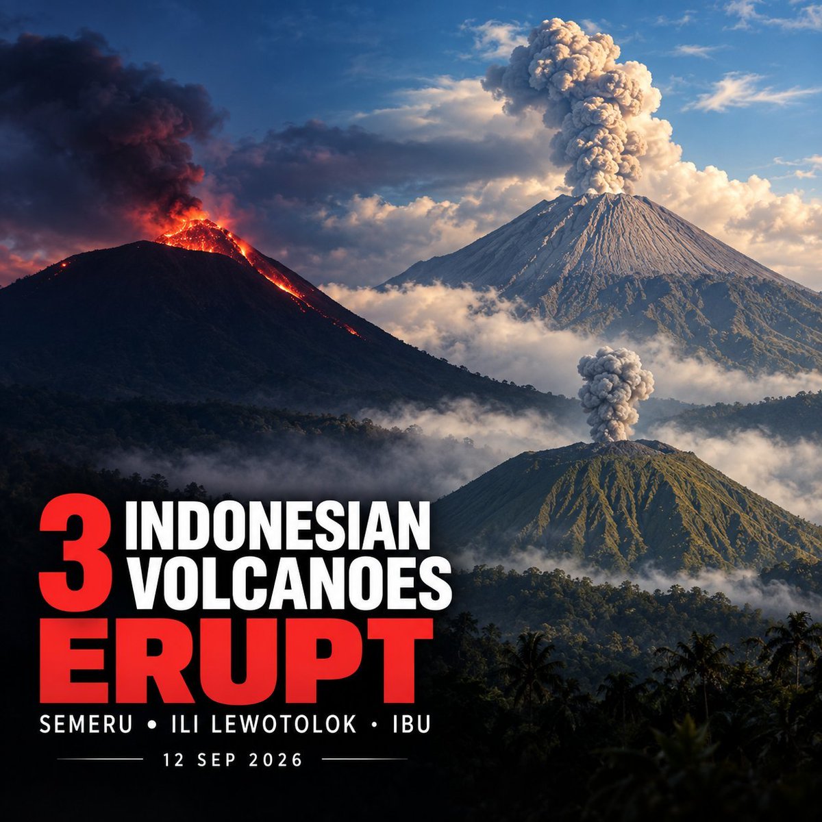 fear_wisdom's tweet photo. Indonesia volcanoes #Volcanoes https://t.co/7m2g1R5ryB