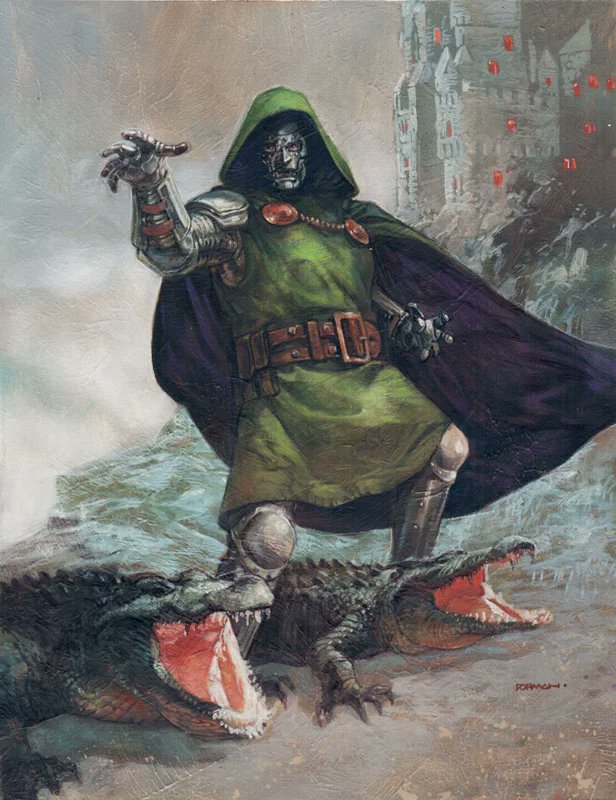 iamluke85's tweet photo. #doctordoom artwork by #DaveDorman https://t.co/feissDlyPv