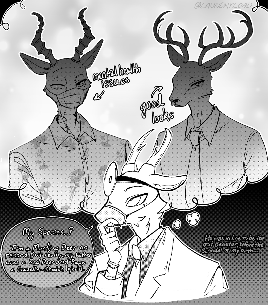 laundryload_'s tweet photo. Family Lineage🦌🐇 #animalhospital #beastars https://t.co/xc3cWWocWC