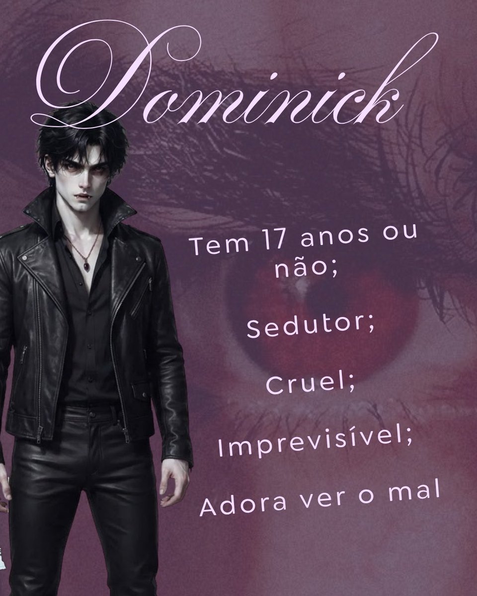 Margotb_booksta's tweet photo. Conheça Alexia, Leon e Dominick, três personagens com personalidades marcantes. 

Qual deles despertou mais a sua curiosidade?🩸

#VampiroCruel #foryoupage #Bookstagram #RomanceSombrio #LeituraNacional https://t.co/cZrRaneZaF