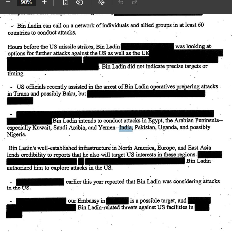 sidhant's tweet photo. Osama Bin Laden wanted to conduct attack in terror attack in India, declassified CIA documents show. Docs released as part of commemoration of the 25th anniversary of the September 11th terrorist attacks. https://t.co/wk3G1FoDou
