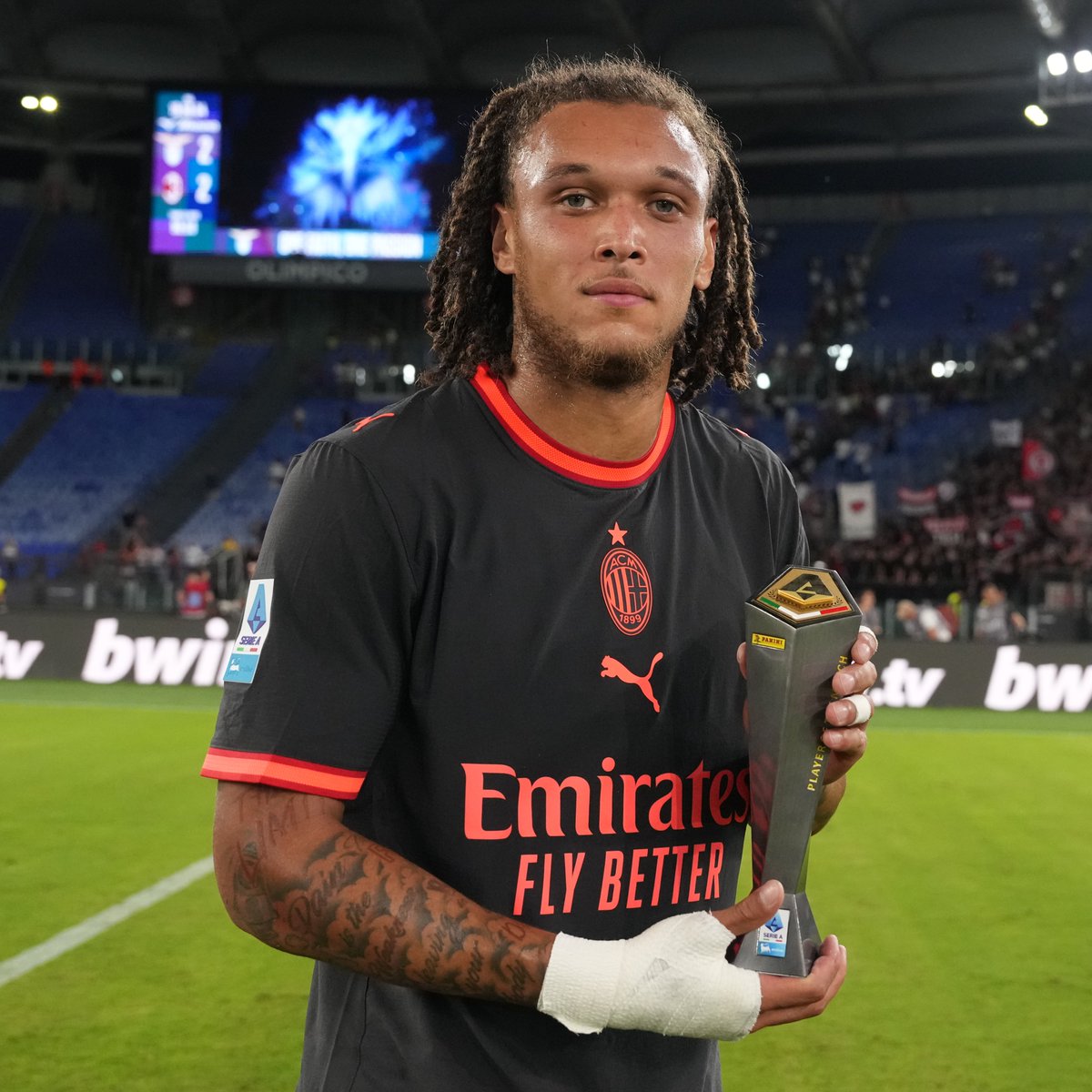 SerieA_EN's tweet photo. With two second-half goals, Diego Moreira is the Panini Player of the Match! 🏆

#LazioMilan https://t.co/lAQghlD7b5