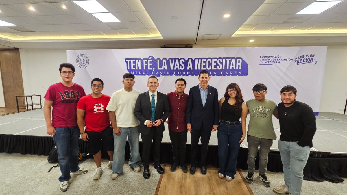 Boonepolis's tweet photo. Muy contento de haber compartido reflexiones sobre la vida y la fe con estudiantes de mi alma mater, la @UAdeC. Agradezco a su rector, mi amigo Octavio Pimentel, y a las autoridades presentes, su invitación, anfitrionía y el inmerecido reconocimiento con el que me han honrado. https://t.co/Z5gNViYUPC