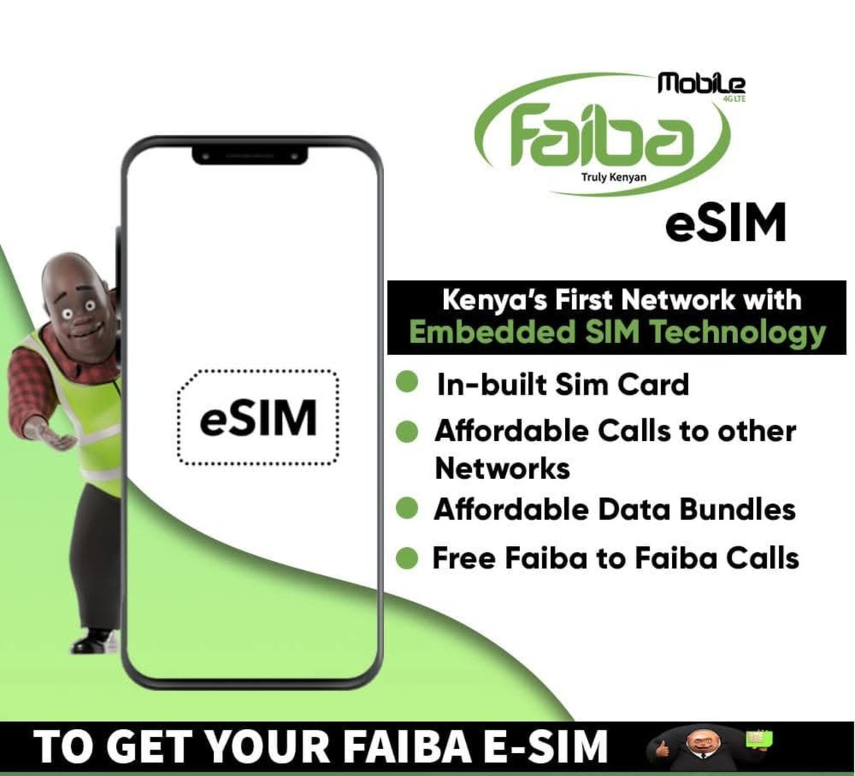 faiba_agent's tweet photo. Our DMs and business number are always available 24/7.
Faiba Mobile simcards✅️
Faiba Mobile eSIM✅️

Location:Roysambu/Zimmerman 
We deliver within Nairobi and environs.

Call or WhatsApp 
📱0747 862046
https://t.co/MBpER33B9l https://t.co/0tLK9fGSwZ