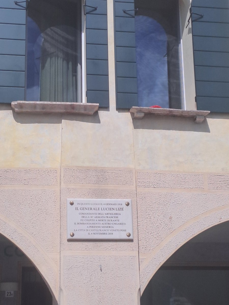 bertoli1966's tweet photo. For various reasons, I was in Castelfranco Veneto few days ago. I noticed this plaque on a house.
Something, among many other things, that, I did not know.
https://t.co/k3g6EbQzpq https://t.co/6xd7rLcenc