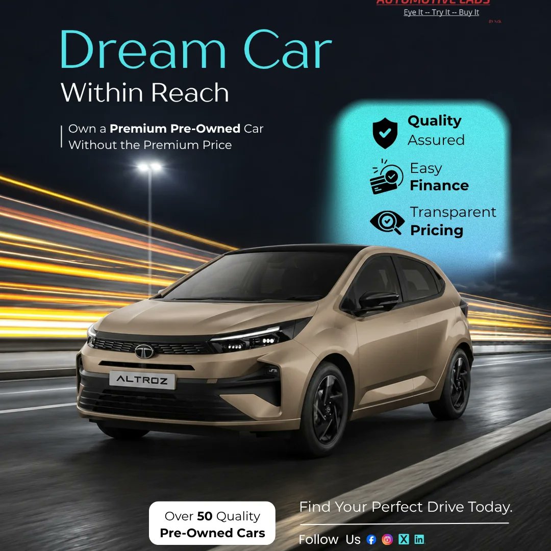 MyrtaCuda's tweet photo. Own a premium pre-owned car without the premium price tag. Automotive Lads offers inspected, reliable cars, flexible finance, and transparent pricing. Stop dreaming and start driving today. Contact: 7360000020 https://t.co/VAWA0pbRXN