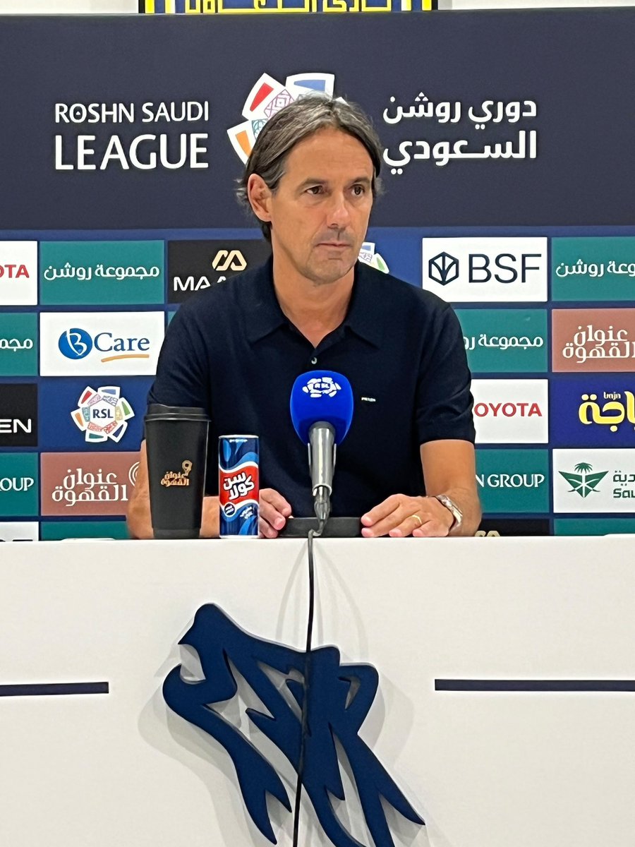 🎙️| سيموني إنزاغي مدرب فريق #الهلال في المؤتمر الصحافي: - مارتينيلي وصل في فترة متأخرة وشارك في تمرين واحد فقط قبل مواجهة نيوم، وهو لاعب على مستوى عالٍ واليوم قمنا باستبداله لإراحته. #التعاون_الهلال #الدوري_السعودي_للمحترفين