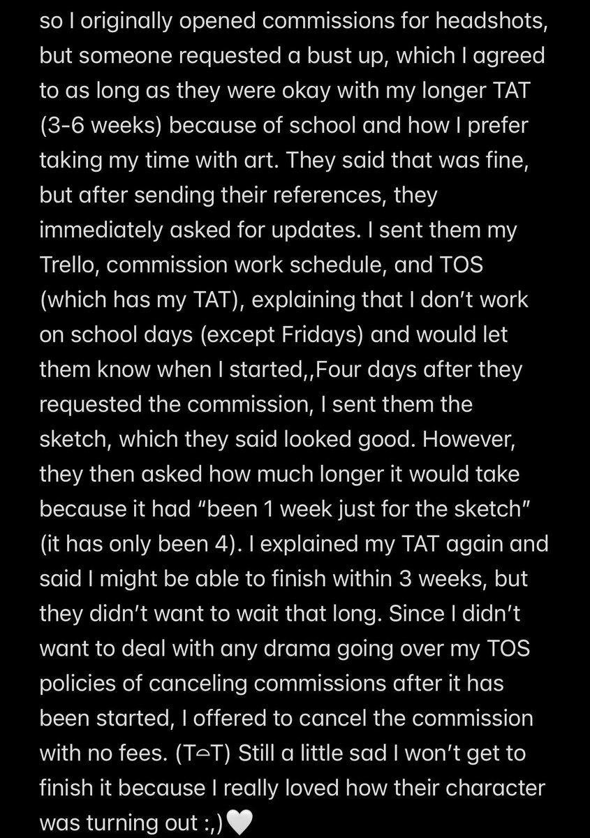 ansdeavor's tweet photo. Ahhhh just experienced my first bad experience with working on a commission for a client,, (ノ﹏ヽ) Little rant since I’m still a bit upset https://t.co/NlPOltPqB6