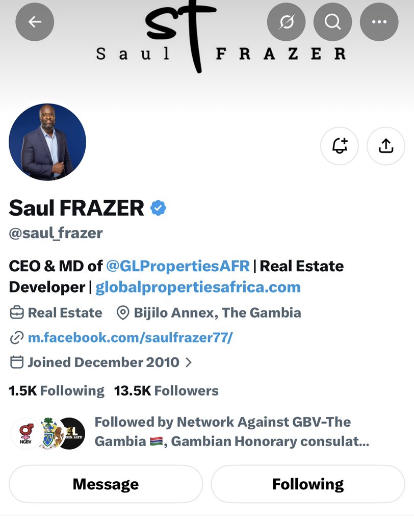 BaksBadmano's tweet photo. Sanyang Kachumeh gardens
@GLPropertiesAFR 

@Bajinka00 @papaAnsu10 @Ebrimaa_ @Ebrima__jallow @omaribnisaq https://t.co/jYH7JECAnV