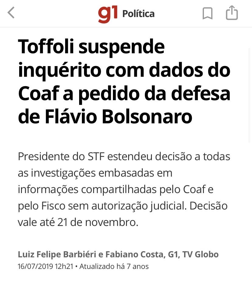 TI_InterBr's tweet photo. São extremamente graves as revelações em série sobre o candidato Flávio Bolsonaro, que pediu R$ 134 mi e recebeu R$ 61 mi do maior fraudador da história brasileira e, agora, sabe-se que omitiu e fez falsas alegações sobre as prestações de contas.

Flávio se livrou de investigações de rachadinha no passado recente por decisões de Toffoli e Gilmar. Certamente não é um candidato comprometido com a agenda anticorrupção e muito menos de integridade no STF, pois é aliado e se beneficiou do Centrão do Judiciário.