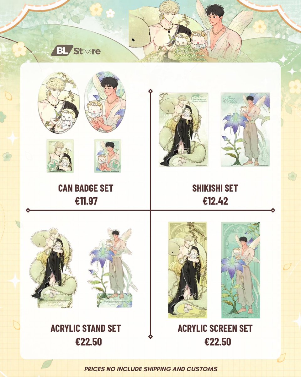 bl_globalstore's tweet photo. WTS | CICF NEW MERCH

✨ PRE-ORDER OPEN ✨

🛒 Place your order: 
 ↳ https://t.co/bocleKcZCs

🇰🇷 Shipping KR → EU (additional cost)
🌍 Worldwide shipping available

💳 PAYMENT
♡ Wise | PayPal F&F | Bizum | Paypal G&S

📦 SHIPPING OPTIONS
♡ InPost - Mondial Relay | Post Office

💌 DM for any questions! 

#thesacredserpentsseduction #manhwa #bl manwha #perle #reunion