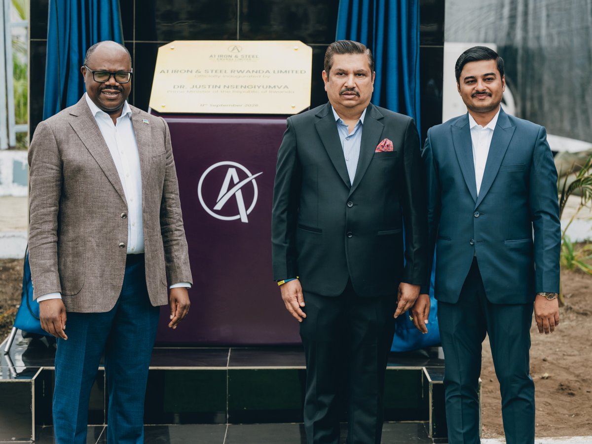a1steelrwanda's tweet photo. A proud moment for Rwanda 🇷🇼

Hon. Dr. Justin Nsengiyumva, Prime Minister of Rwanda, officially inaugurated A1 Iron &amp; Steel Rwanda, joined by distinguished Hon. Ministers, government officials and leaders.

A new chapter in Rwanda’s industrial journey. 🇷🇼
@IndiaKigali https://t.co/r7UOxfgGAQ