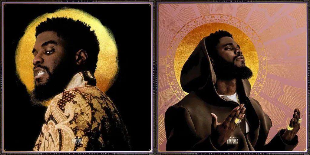 BIGKRIT's tweet photo. If you could ONLY see 1 disc of #4evaIsAMightyLongTime performed LIVE which side would you pick and WHY? Big K.R.I.T. Side OR Justin Scott 🤔👑〽️ https://t.co/xCUQKgZIKw