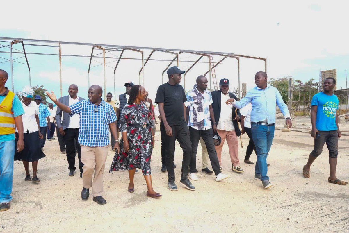 tanuijohn's tweet photo. Inspected the Kimose County Aggregation &amp; Industrial Park (#CAIP) today with Hon.  @HonKibore_K Reuben (MP) &amp; Hon. Purity Tallam (MCA) — a flagship project under Pres. Ruto's industrialisation agenda. Time to accelerate completion &amp; unlock Baringo's value-addition potential. https://t.co/s7sRI8AeUQ