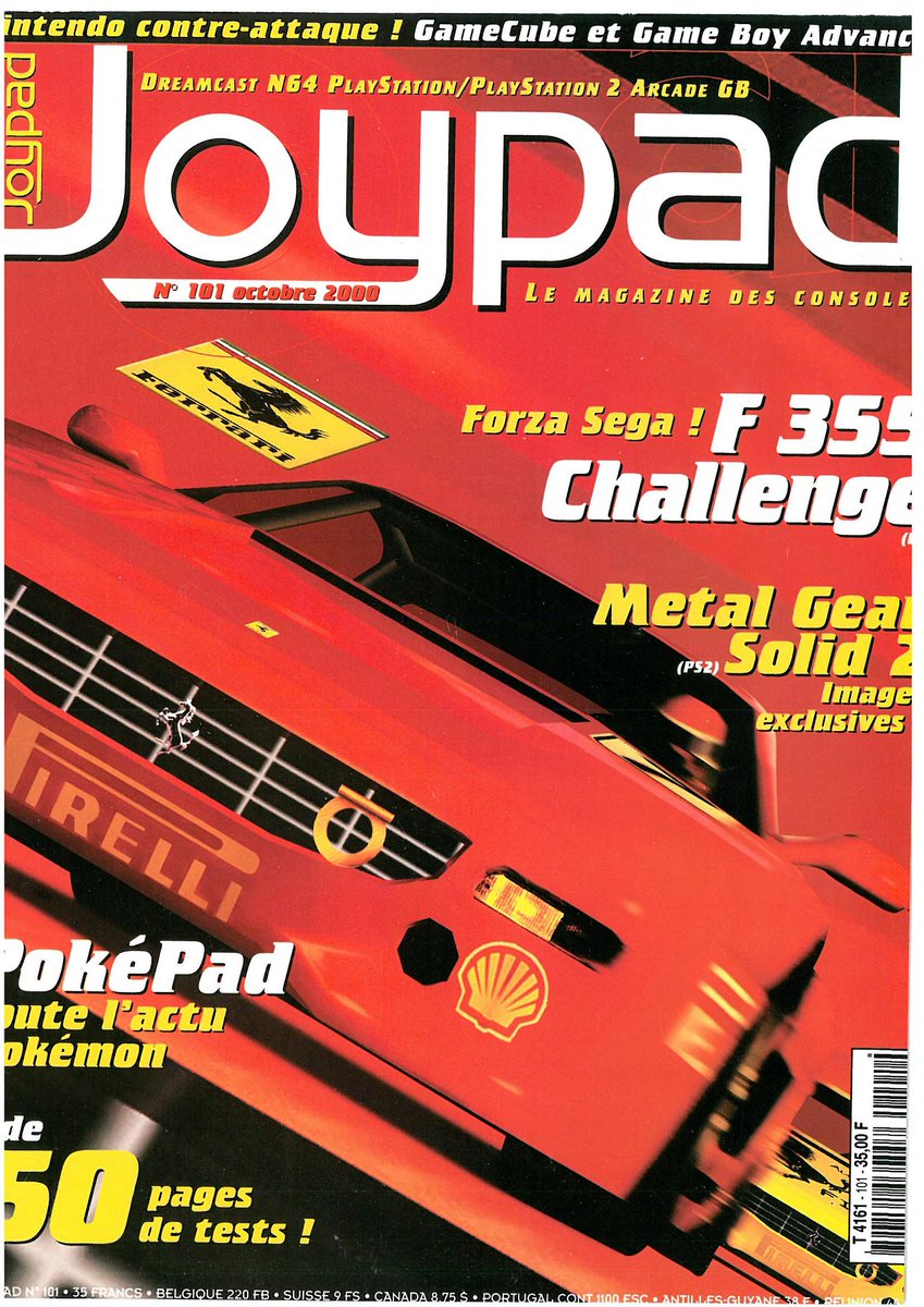 K_M_Sayuri's tweet photo. Joypad Magazine (France) - Issue 101 October 2000

#shadowofdestiny #shadowofmemories https://t.co/xV2u1qNCmI