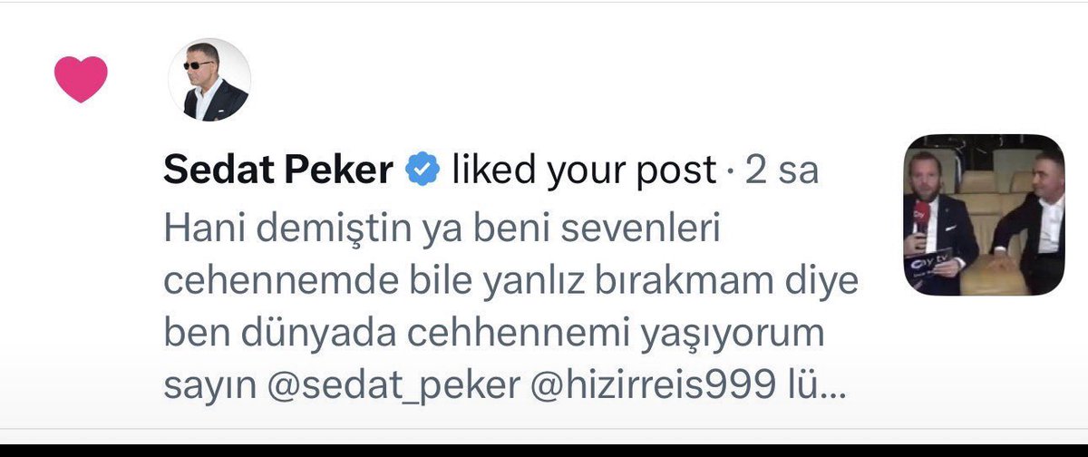 PnarRSPHan's tweet photo. ABİM, BİR BEĞENİNLE YÜREĞİM AĞZIMA GELMİŞTİ… ÜZERİNDEN ÇOK ZAMAN GEÇTİ AMA BEN HÂLÂ UMUTLA SİZDEN GELECEK BİR DÖNÜŞÜ BEKLİYORUM. 🙏💔sayın @sedat_peker abim benim 
YARDIM ET KURBAN OLDUĞUM ABİM… NE OLUR BENİ DUY, BU UMUDUMU YARIM BIRAKMA. 🙏 #birumutturyaşamak @sedat_peker @hizirreis999