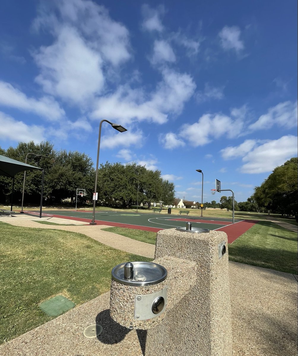 _cruzctrl1's tweet photo. The tragic murder of Andrew Wimswatt occurred in Round Rock, Tx - a small suburb just 15mi north of Austin.  I threw the bike in the truck and headed up to find the small, neighborhood park itself was head and shoulders above anything in Austin.  Nestled in an older, but nice neighborhood, it's home to the tranquil Compass Rose Veterans Memorial where Andrew likely sat after visiting his mother in the nearby Alzheimer's care facility. A groundskeeper blows debris.  It's clean.  Not a homeless vagrant in sight.

As I pedaled through the park from the basketball court towards the Memorial maybe 200yds away, I ran into 2 locals that workout in the park daily and new Andrew from his daily walks (as stated in the reports).  The confirmed his daily routine and they clarified that the entire park has video surveillance (you can see them at end of the video atop poles).

What struck me is that I would never have pegged this tranquil, pristine park with cedar-chipped trails, a pool and an elementary school only yards away as the location for the next tragic and preventable murder of a harmless, good person.  In Austin?  Yes.  This is the bellwether moment for you, Round Rock.  Follow in Austin's footsteps and achieve the same results.  Now is the time to make sure your City Council, your DA, your judges and your ISD don't follow the same blueprint that has decimated all of Austin's parks and culture as well as taken the lives of some good people at the hands of the mentally ill the justice system lets free to roam the streets.