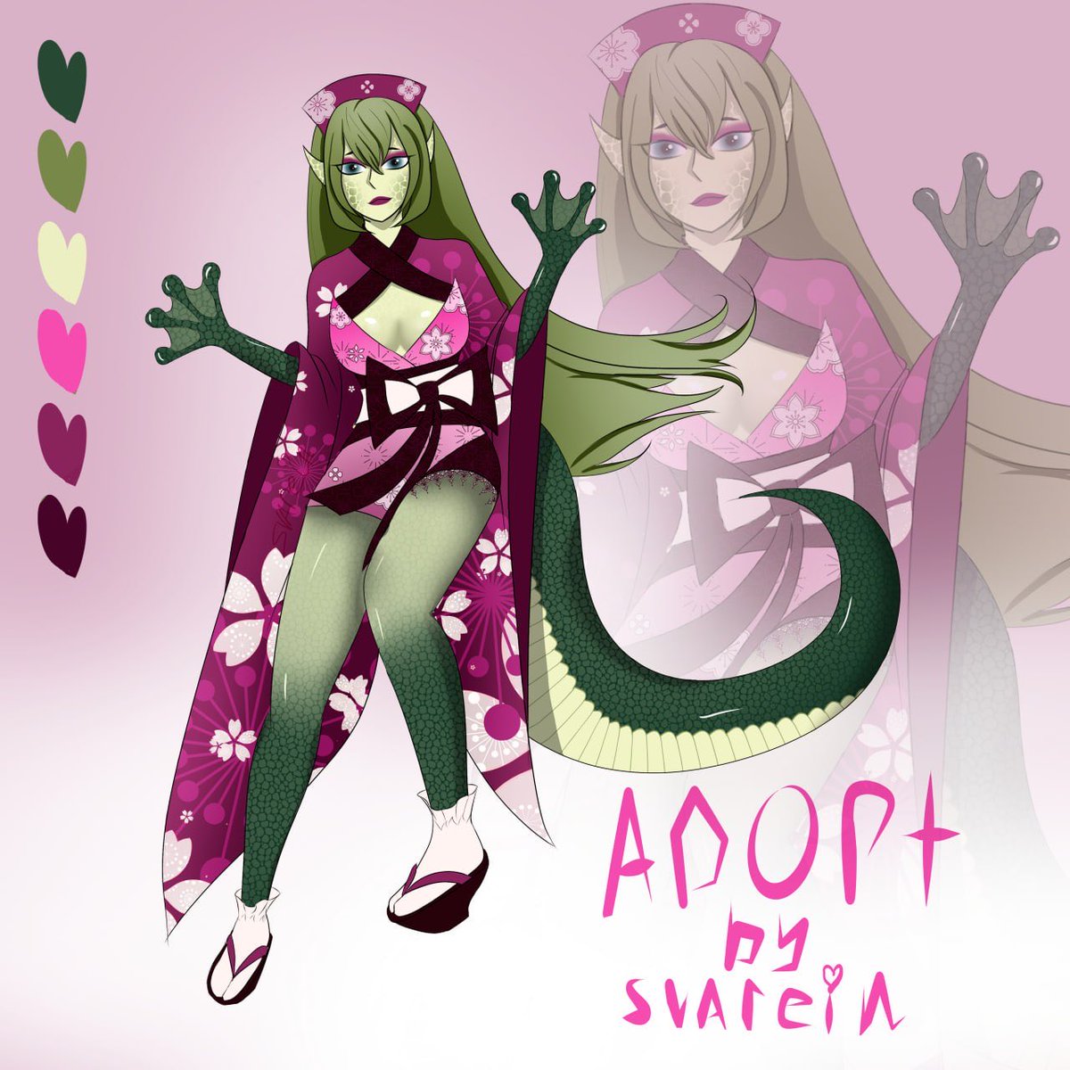 Svarein's tweet photo. Reptilian humanoid adopt🦎 (remake)

♡ Adopt rules

SB-10$
MI-1$
All commercial rights - current bid +50$
Chibi stickers - current bid + 30$
AB-100$

• Full resolution PNG/JPEG.
• Personal and commercial use allowed
• You will receive the character without watermark after payment. (Can provide a full original file if needed, Krita.)
• Design by me.

Rules:
• You may redesign the character.
• You may resell, trade, or gift the character after purchase.
• The buyer receives full ownership of the character design.
• I retain copyright to the artwork itself and may display it in my portfolio and social media as the original artist.
• No refunds.
• PayPal.