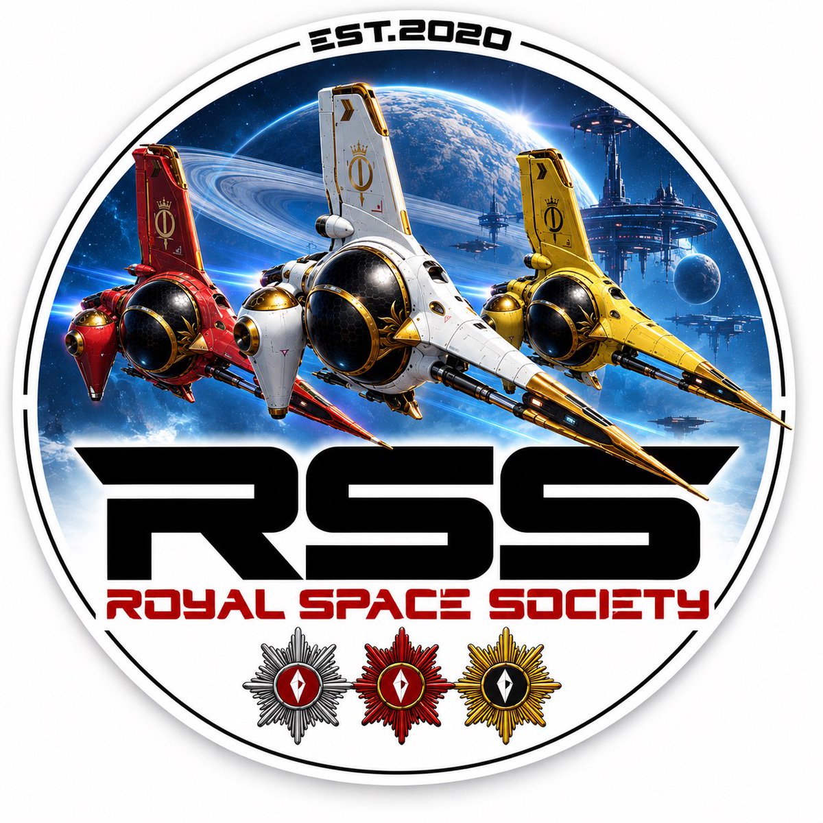jannbidot's tweet photo. @oskar1up lider me atreví a pedirle a la IA a que me generara el logo de la RSS pero con temática real… y me salió esto espero que os guste. Todo sea por el #TeamRSS @RoyalSpaceHub  a por más. https://t.co/xAc40oW2iH