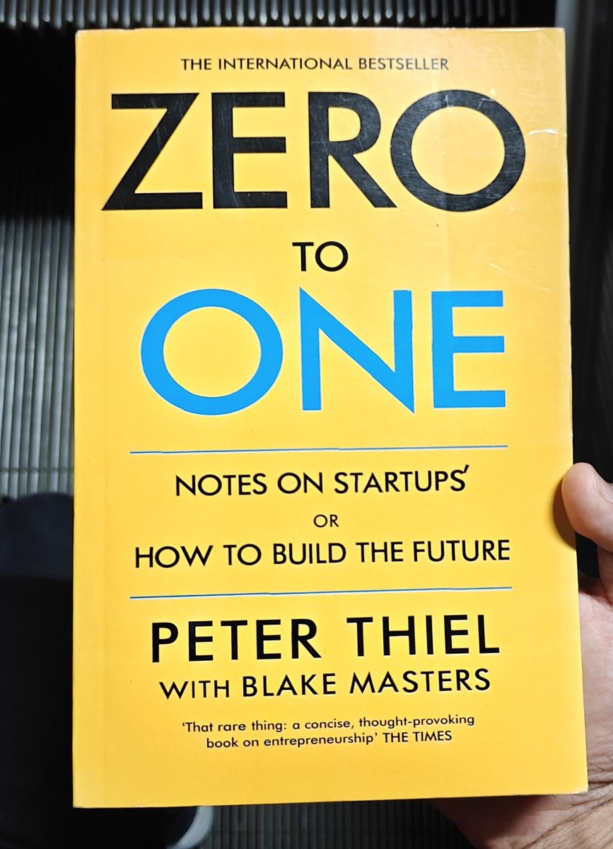 amaansmails's tweet photo. Started Zero to One a week ago and I swear Peter Thiel might be the most confused successful person ever. Bhai, page to page opinion change ho raha hai 😭 https://t.co/I4QhqWNozL