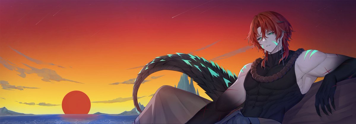EkoCetus's tweet photo. @RedclawDraws Hello! A Leviathan! 

Once a Guardian of Atlantis turned pirate. https://t.co/p4KcHDmnT6