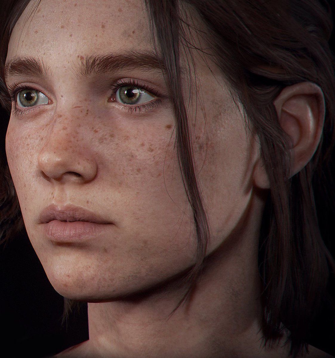 nyrhae's tweet photo. ellie still has the most realistic lifelike aging in gaming history naughty dog is unmatched https://t.co/VodM0rs35B