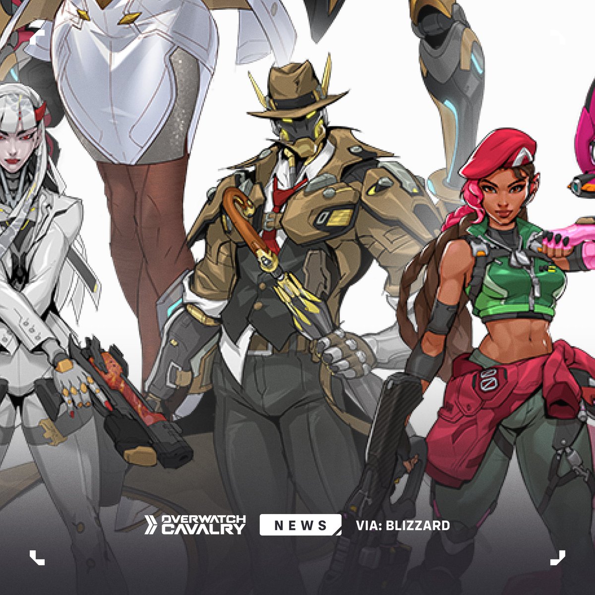 OWCavalry's tweet photo. First Look at New #Overwatch Hero 🕵️ https://t.co/BN2Q69mQoI