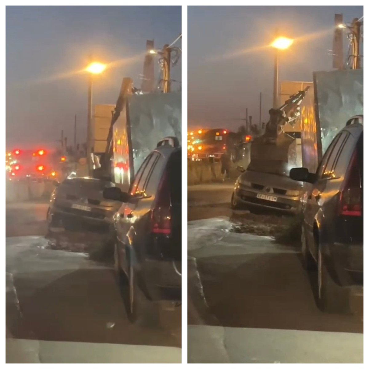 DragoslavicM's tweet photo. Investitor Đorđe Teodosijević uništava bagerom ljudima automobil!

Građani uplašeni za bezbednost.

Jedan od njih tvrdi:
"Ovo je kriminalno. Investitor nam je zapretio kako će nam sasuti sve zube u grlo."

Zrenjaninski put 40 https://t.co/2IAYZELCKn