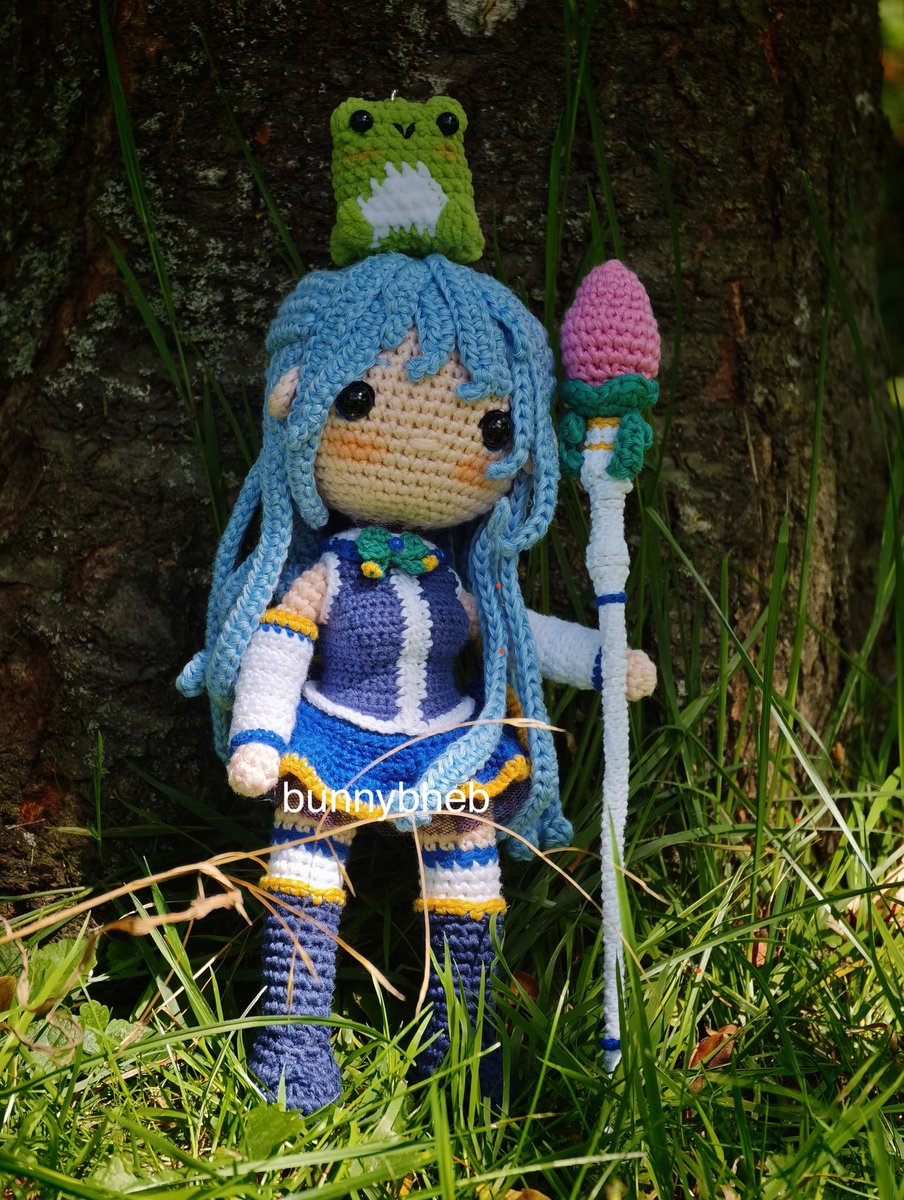 BunnyBheb's tweet photo. Aqua but with 🐸 this time

#konosuba https://t.co/PVAsoretWA