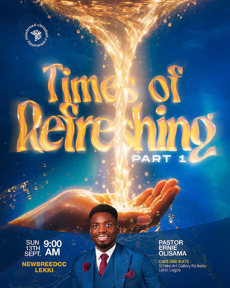 newbreedccng's tweet photo. @sir_davoh @ernie_olisama @iamekenechris @Efuru_Okoroafor @WisdmOkechukwu @momodu_victor @famous_alele @Toluwani_abe @Uwanatotheworld We believe God wants to meet us in His Word, minister to our hearts, and bring us into a deeper experience of His presence.
So come hungry.
Come expectant.
Come ready to receive.
See you in church 🕊️
#newbreedcc #timesofrefreshing #sundayservice https://t.co/9ICyFg9iRt