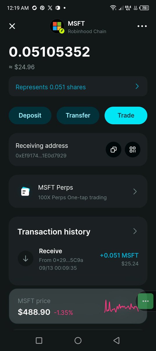 Chengisx's tweet photo. Just received my 3rd place prize from @ClippyMSFT
 
 $25 in $MSFT 🤑

Thanks for running the short film contest and for paying out. 

Glad my Clippy video made the cut.

  LONG $CLIPPY https://t.co/oWxSplZ8da