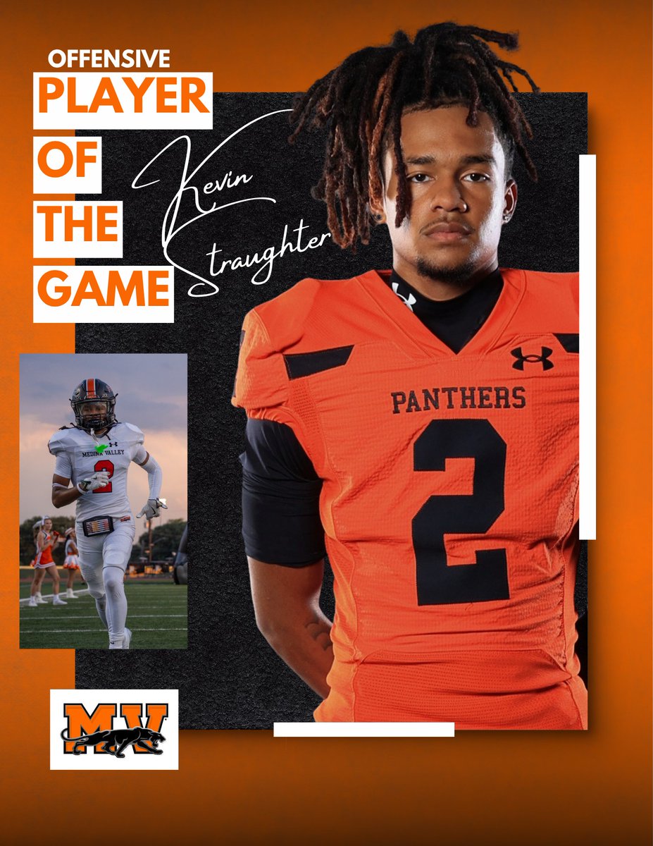 MVHSpanthersFB's tweet photo. A great night for Panther Football as Medina Valley earns a 30-19 win over United South at home.

Proud of the way our guys competed and finished the night with a hard-fought victory.

#PantherTOUGH https://t.co/omHQspcKfA