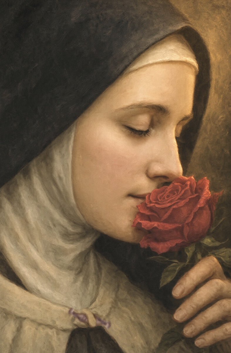 GrainneMcD92925's tweet photo. “After my death, I will let fall a shower of roses. I will spend my heaven doing good upon the earth. I will raise up a mighty host of little saints. My mission is to make God loved.”

St. Therese of Lisieux 🕊️ https://t.co/Y1S6bZzZcM