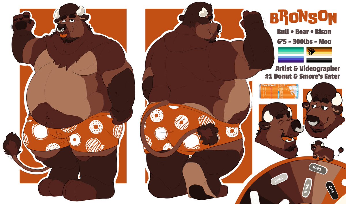thatfrostyflip's tweet photo. OFFICIAL REF SHEET TIME!! here’s the bull in all his glory moooo https://t.co/nC6olLbNPp