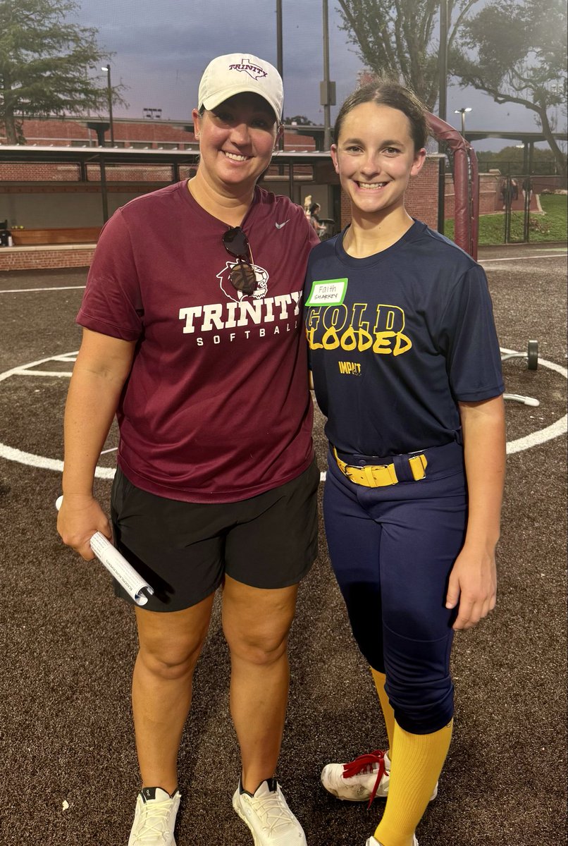 FaithSharkey27's tweet photo. Great time at the Trinity Softball Camp! 🐯🥎 Thank you, coaches, for the opportunity and valuable feedback! Now off to Houston for the Impact Gold Org Workout! 💪🔥

@TUSBTigers #TrinitySoftball #ImpactGold
@BWittenauer26 @priscillariser @harringtonf12 https://t.co/ILTOiSqeO9