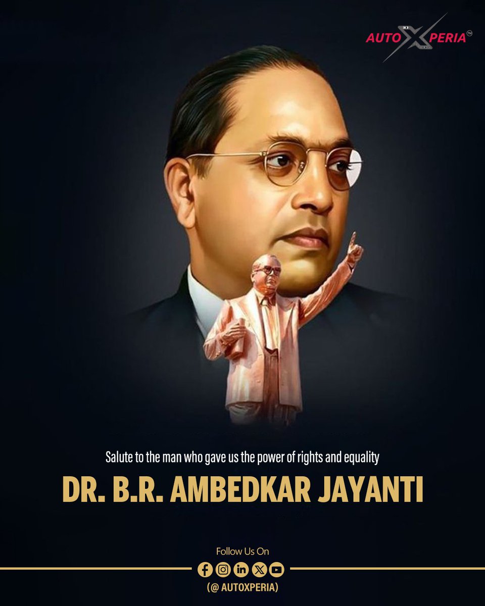 MarcelleHea5xs's tweet photo. Honoring Dr. B. R. Ambedkar on his birth anniversary. Let’s uphold his vision of equality, justice, and empowerment for every Indian. https://t.co/Lt6NZEgfFz